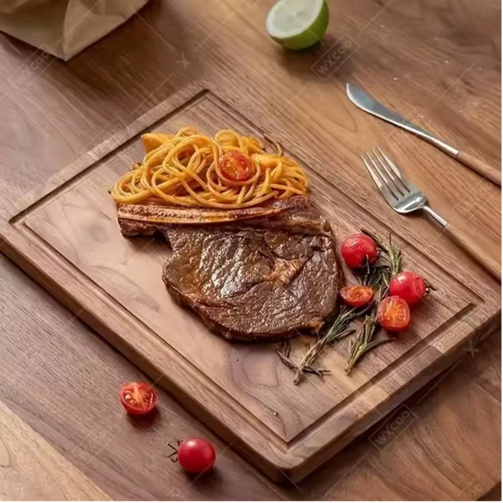 Ensemble de 3 planches à découper – Bois naturel (S/M/L)