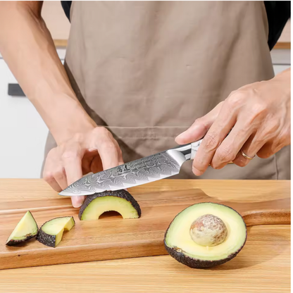 Couteau De Cuisine Japonais - Utilitaire - Edition Tenshi Blanc