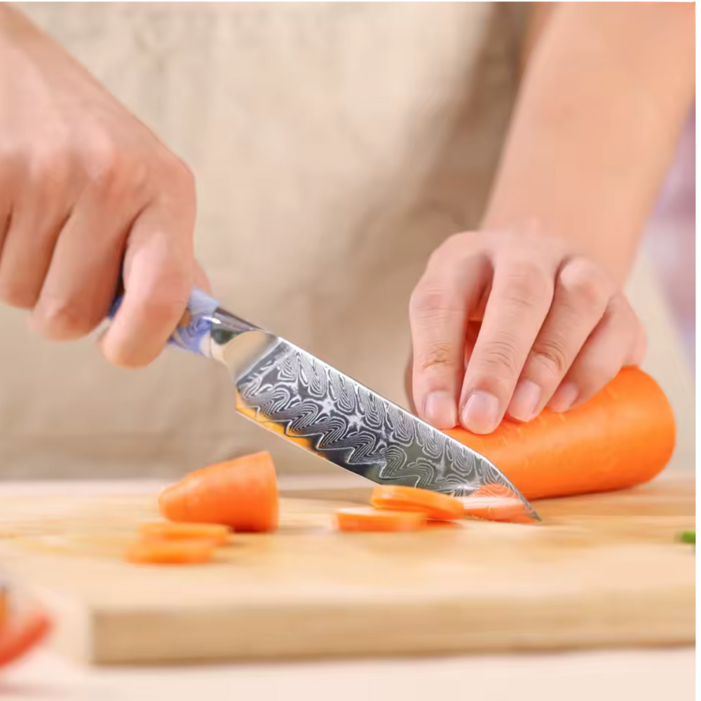 Couteau de Cuisine Japonais - Utilitaire - Edition Tenshi Bleu