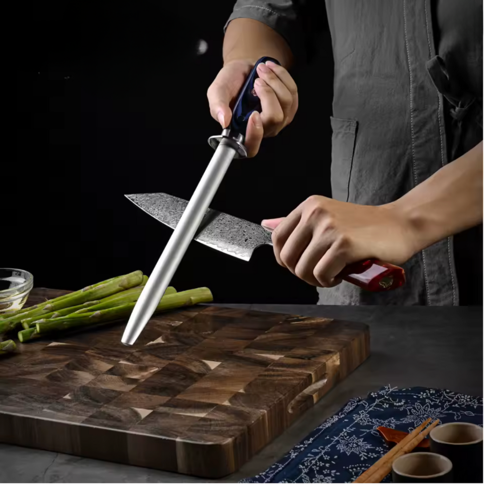 Fusil A Aiguiser Professionnel – Acier inoxydable (38 cm)