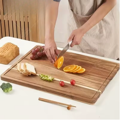 Ensemble de 3 planches à découper – Bois naturel (S/M/L)