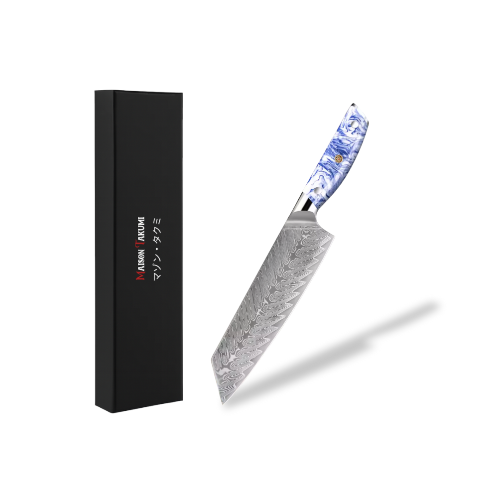 Couteau de Cuisine Japonais - Kiritsuke - Edition Tenshi Bleu