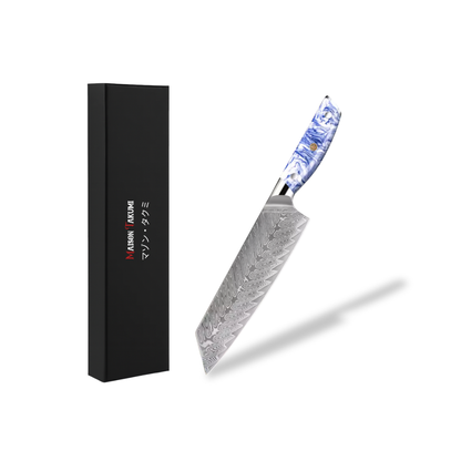 Couteau de Cuisine Japonais - Kiritsuke - Edition Tenshi Bleu
